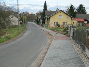 Chodník v obci Radimovice III – 2. etapa