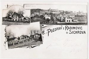 Radimovice - historická pohlednice